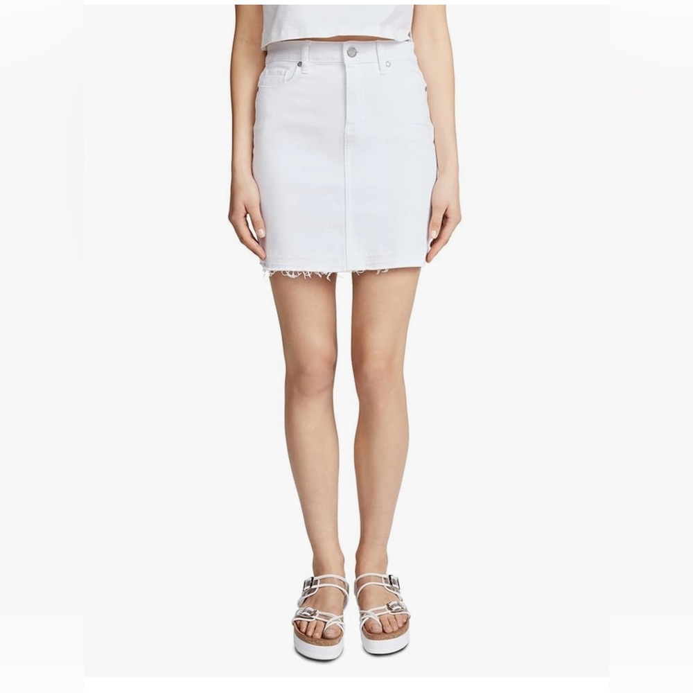 Paige Elaina Denim White Skirt Women's Size 27